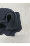 3-Yarn Fabric with Embroidery, Piece 90X110 cm - Navy Blue - 2