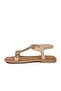 Beige Comfortsole Sole Women's Sandals 358165 Z - 4