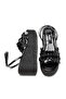 Women's Straw Sole High Platform Heeled Eva Sandals 2325 - 4