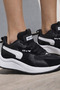 Women's Comfort Black Sneaker Sports Shoes - 6
