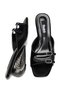 Women's Special Heeled Shiny Surface Buckle Closed Toe Evening Dress Slippers 21115 - 5