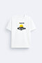 1 May Labor Day Printed Crew Neck White T-Shirt T-Shirt