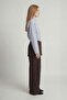 Coffee Skirt-Looking Pants with Accessories - 3