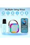 K12 Kids Karaoke Microphone Wireless Bluetooth Speaker with RGB LED Lighting - 3