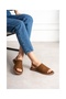 Noventa Tan Suede Women's Sandals