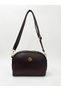 Women's Crossbody Bag with 3 Compartments, Double Metal Zipper, Gold Accessories, Shoulder Bag