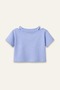 Girl's Collar Detailed T-Shirt and Shorts Skirt Cotton Summer Set - 3
