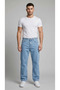 Men's 100% Cotton Baggy Jeans