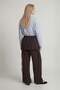 Coffee Skirt-Looking Pants with Accessories - 4