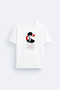 19 May Youth Day Atatürk Signature Printed Crew Neck White T-Shirt T-Shirt