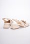Jetton Saten Trok Detailled Low-Heeled Open Back Women's Shoes - 7