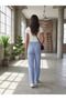 Women's Baggy Lycra Checked Sweatpants - 4