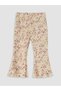Lcw Baby Ecru Floral Baby Girl Ribbed Set - 5