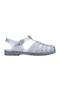Women's Possession Shiny Transparent Gray Sandals