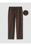 Lcw jeans brown elastic waist balloon fit women's jean pants - 5