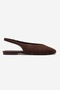 Serina Brown Suede Women's Sandals - 4