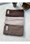 Hijab Plain Cotton Crash Shawl Set of 3 (Cappuccino - Light Mink - Brown) - 4