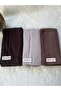 Hijab Plain Cotton Crash Shawl Set of 3 (Bitter Brown - Light Mink - Cappuccino) - 4