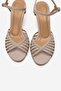 Danica Ecru Skin Thin Strap Women's Heeled Shoes - 2