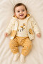 Baby Girl Rabbit Detailed Patterned Trousers - 3