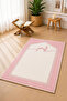Non-Slip Base Soft Digital Carpet Prayer Mat Pink Prayer Rug - 2