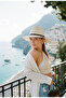 Women's Summer Straw Hat Wide Brim Minimal Design - 2