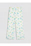 Two Mt Shop Quality Floral Patterned Girls' Poplin Trousers - 3