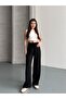 Women's Elastic Waist Glittery Wide Leg Sweatpants with Pockets 3054