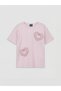 Vizyon New Season Crew Neck Embroidered Girls' T-Shirt - 3