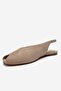 Serina Beige Suede Women's Sandals - 6
