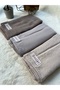 Hijab Plain Cotton Crash Shawl Set of 3 (Brown - Stone - Light Mink) - 3