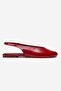 Serina Red Crinkled Patent Leather Women's Sandals - 4