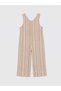 Alita city striped girl's salopet and t-shirt set: stand out from the crowd - 6