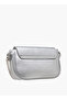 Textured Crossbody Bag with Magnetic Snap Closure - 5