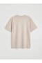 Crew Neck Printed Oversized Women's T-Shirt (S6) - 6