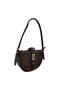 Premium Design Ring Handle Women's Hand and Shoulder Bag with Belted Lock Detail - 4