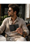 Genuine Leather Men's Wallet Black Handmade Slim Card Holder Thin Design Minimal Wallet Card Holder - 3