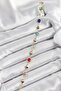 Brass Mixed Color Zircon Stone Gold Color Women's Bracelet - 2