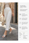 Women's Silver Stone-Backed Flat-Heel Daily Stylish Slippers - 5