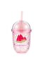 Mixed Watermelon Printed Soft Drink Glass with Straw 450 ml (S6) - 4