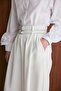 Double Belted Trousers Ecru 2740 - 4