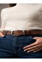 Women's Belt Buckle Bridge Detailed Casual 2.8 cm