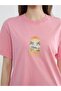 Crew Neck Printed Women's T-Shirt (S6) - 3