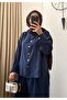 Shirt Pants Tencel Fabric Comfortable Fit Belted Suit - 3