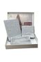 Embroidered Towel Set 3 Pieces in Gift Box - 4