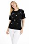 Women's Floral Embroidered Tshirt - 5