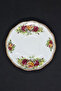 Rosina China Queen's Yellow Red Floral Cup Saucer 12.5 cm