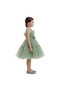 D' Daniela - Toddler Girls Bow Front Ruffle Hem Mesh Dress - Multicolor - 1Y to 10Y - 2