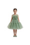 D' Daniela - Toddler Girls Bow Front Ruffle Hem Mesh Dress - Multicolor - 1Y to 10Y