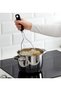 Black Handle Potato Masher Length 30 cm Manual Potato Mashing Apparatus Stainless Steel - 4